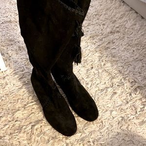 Silent D Black Suede Women’s Boots in 7.5